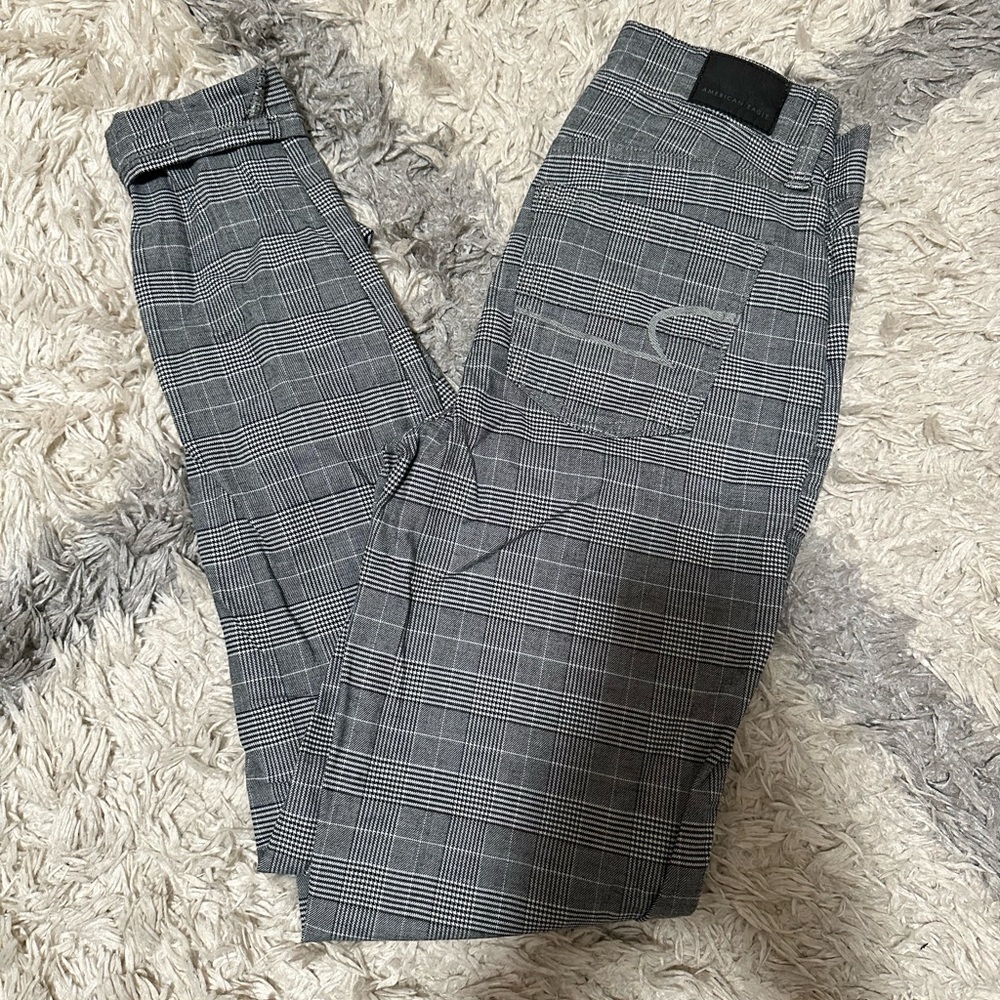 American Eagle checkered dress pant